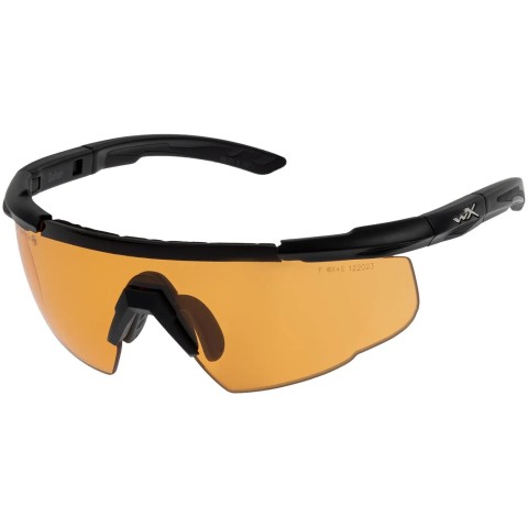 Очки баллистические Wiley X Saber Advanced. 2 линзы (Grey/Rust) оправа Black