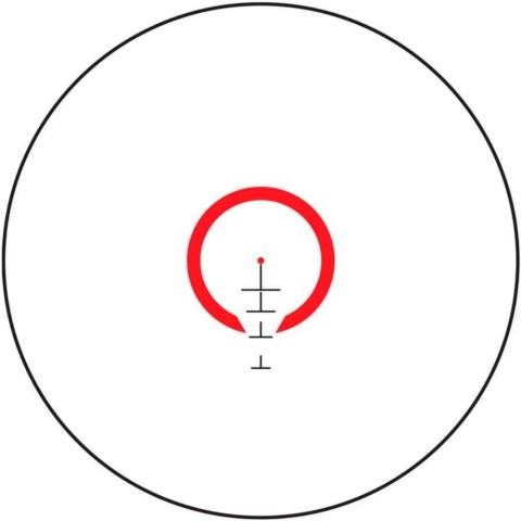Оптичний приціл Bushnell AR Optics 1-8x24, сітка BTR-1 BDC з підсвічуванням