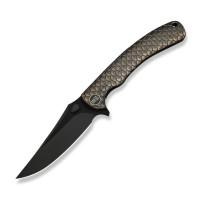 Ніж складаний туристичний Weknife Dracarys, (9.1 см) Böhler M390 / титан 6AL4V бронзовий/чорний