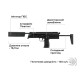 Пневматический пистолет Umarex Heckler & Koch MP7A1 SD 4,5 мм Pellet
