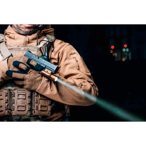 Фонарь Olight Valkyrie Turbo Desert tan
