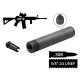 2в1 розбірний пбс+пламегас AFTactical S441F24, .308, 5/8x24 UNEF, AR10
