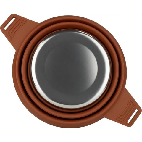 Кастрюля Tribe T-FF-0025-brown Collapsible Pot 2,5L brown