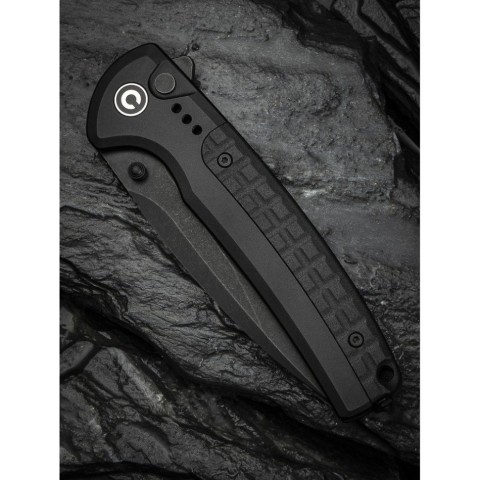 Ніж складаний туристичний Civivi Sentinel Strike II, (9.4 см) Nitro-V / Aluminum & FRN чорний