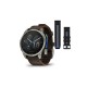 Авіаційний годинник Garmin D2 Mach 2 Titanium 47мм з Oxford Brown із коричневим шкіряним ремінцем 010-02904-31