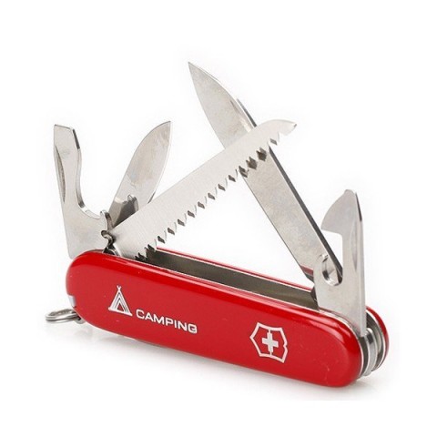 Ніж Victorinox Camper 91мм,13функ,черв.лого