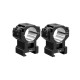 Кільця Discovery 7075AL For Picatinny 1inch(25.4mm) 1.26in DGPR2-25.4-1.26-75 (M240502)