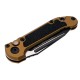 Ніж Microtech L.U.D.T S/E Gen III.,  чорний клинок, танто, руків'я tan