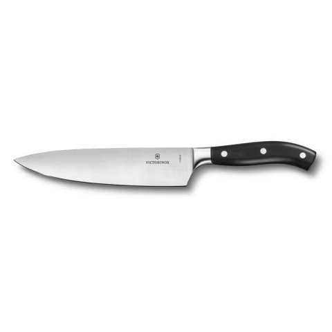 Набір кухонний Victorinox Grand Maitre Сhef's Cutlery Block 6шт з чорн. ручкою з підставкою (5 ножів, ножиці)