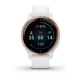Смарт-годинник Garmin Venu 2S білий із рожево-золотистим безелем