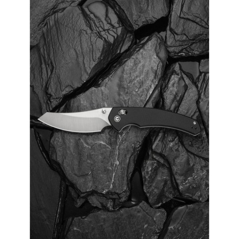 Ніж складаний туристичний Civivi Sixgill, (8.7 см) Nitro-V / G10 чорний