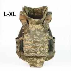 Полегшений бронежилет "Сармат L-XL" 27х33 з балістичним захистом 1 класу (ММ14)