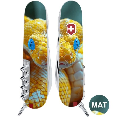 Ніж Victorinox Mountaineer Animal 91мм,18функ,черв ,Змій