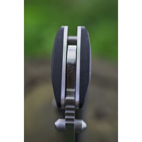 Ніж складаний туристичний Ganzo G720 (9 см) 440C / G10 зелений