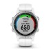 Смарт-годинник Garmin fenix 5S Plus Sapphire білий з білим ремінцем