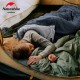 Спальник з капюшоном та закругленим дном Naturehike Y150 NH21MSD08 правий, темно-блакитний