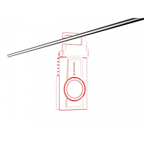 Фонарь-прожектор LedLenser IF3R, заряжаемый, 1000/100