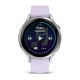 Смарт-часы Garmin Venu 4 (41 мм) серебристый с силиконовым ремешком барвинкового цвета