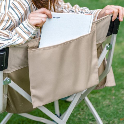 Стілець складаний Naturehike Stellaluna T04 CNK2550JJ022, вуглецева сталь, хакі