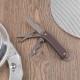 Багатофункціональний ніж Ruike Criterion S31, (5.3 см) 12C27 / G10 коричневий, 6 інстр.