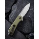 Ніж складаний кишеньковий Civivi Elementum, (7.5 см) D2 / G10 оливковий