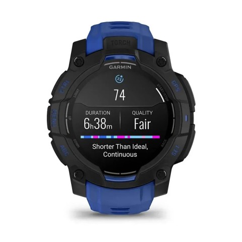 Смарт-часы Garmin Instinct 3 (45 мм) AMOLED синяя молния/черный