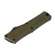 Ніж Microtech Combat Troodon Gen III OTF Iinterceptor, чорний клинок, руків'я OD green