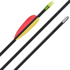 Стрела для лука Man Kung MK-FA26 ,фиберглас ц:черный