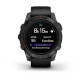Смарт-часы Garmin epix Pro Gen 2 Sapphire Edition (47мм) карбоново-серые титановые DLC с черным ремешком