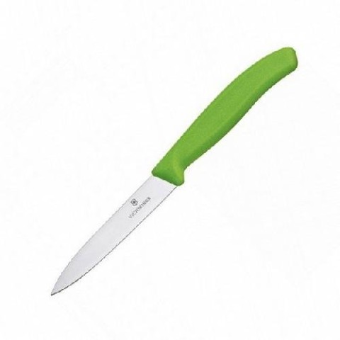 Кухонний ніж Victorinox SwissClassic Paring лезо 10см з зел. ручкою