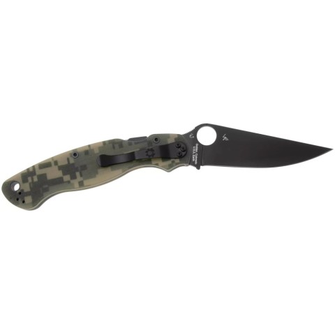 Ніж Spyderco Military 2 Black Blade, G-10 camo