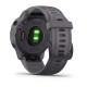 Смарт-часы Garmin fenix 6S Pro Solar Edition аметистово-стальные с серым замшевым ремешком
