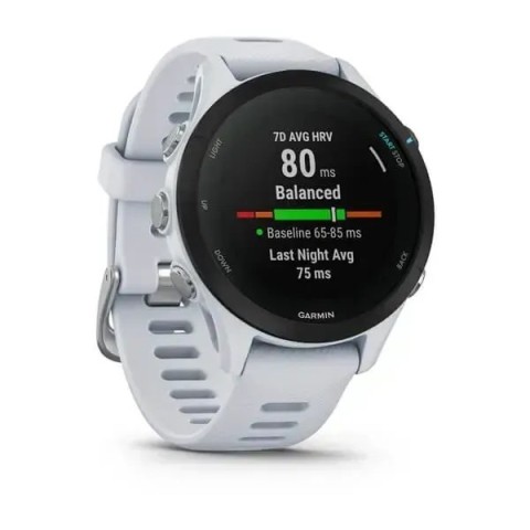 Смарт-часы Garmin Forerunner 255s Music белый камень