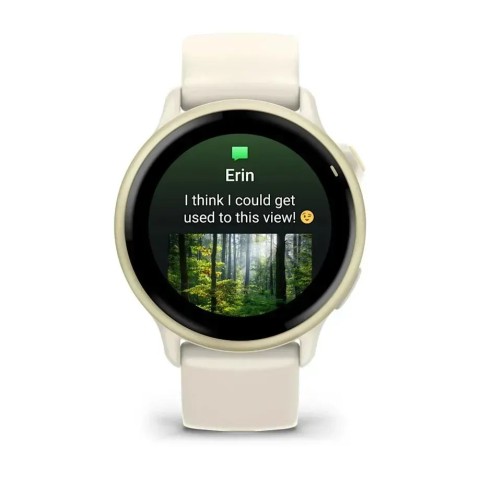 Смарт-годинник Garmin vivoactive 6 золотистий/слонова кістка