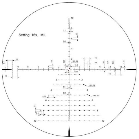 Приціл оптичний Vector Optics Taurus 4-32x56 (34mm) illum. SFP ED