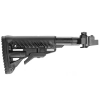 Приклад складной FAB M4 для AK 47, полимер, черний