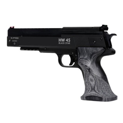 Пневматический пистолет HW 45 Black Star  кал. 4,5