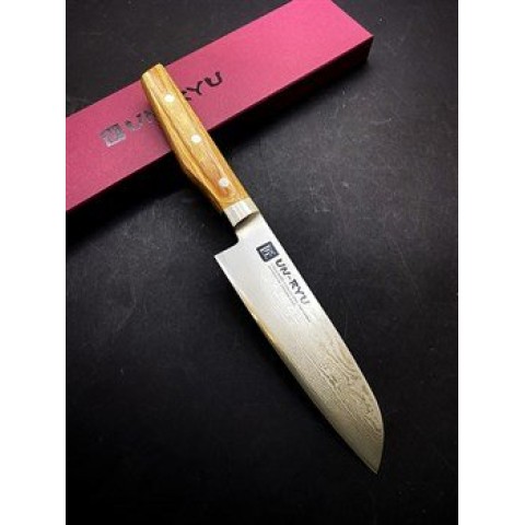 Ніж кухонний Shimomura Un-Ryu Santoku, 160мм