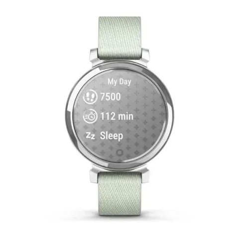 Смарт-годинник Garmin Lily 2 Classic сріблястий із шавлієво-сірим нейлоновим ремінцем