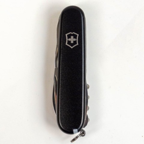Ніж Victorinox Huntsman Mat 91мм,15функ,чорн.мат