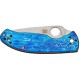 Нож Spyderco Tenacious, D-2, Titanium ц:blue
