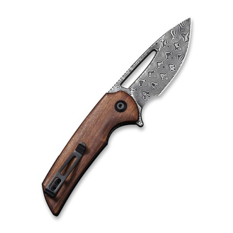 Ніж складаний кишеньковий Civivi Odium, (6.7 см) Damascus / Guibourtia Wood