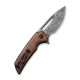 Ніж складаний кишеньковий Civivi Odium, (6.7 см) Damascus / Guibourtia Wood