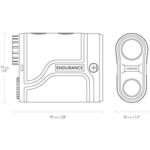 Далекомір Hawke LRF 1500 6x21 High O-LED
