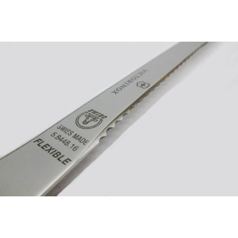 Кухонний ніж Victorinox Swibo Fish Filleting гнучкий лезо 16см з жовт. ручкою