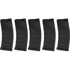 Магазин G&G Armament for GR16, 120R Mid-Cap, 5pcs/pack ц:black