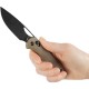 Ніж CJRB Acacia Black Blade, brown