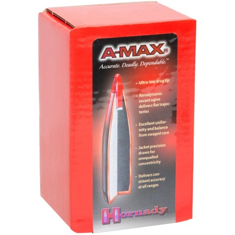 Пуля Hornady A-MAX .30 155 гр (10 г)/100 шт