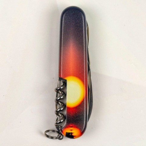 Ніж Victorinox Climber Zodiac 91мм,14функ ,Дракон в променях сонця