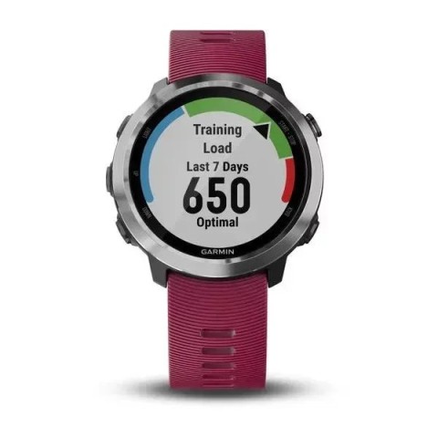 Смарт-годинник Garmin Forerunner 645 Music з вишневим ремінцем